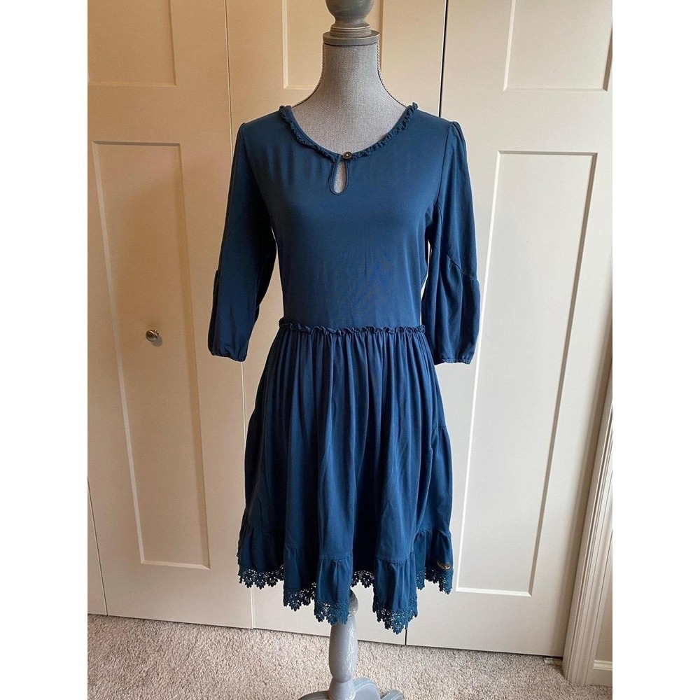 Matilda Jane Dress Women Medium Stretch Cotton Spandex R1
